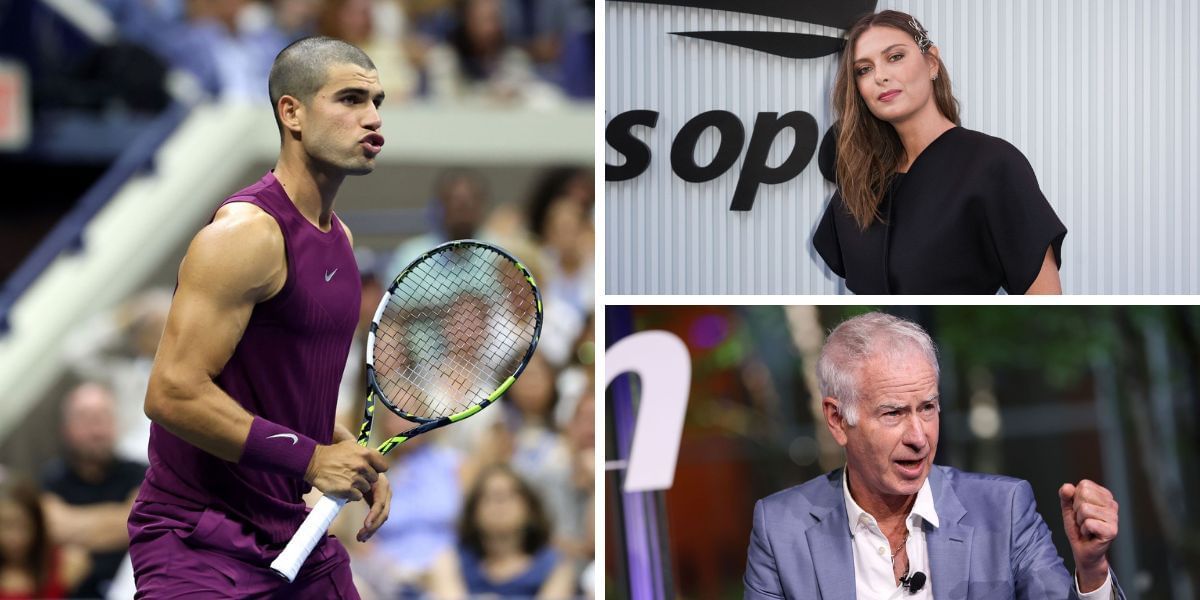 Maria Sharpova is amazed at Carlos Alcaraz