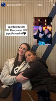 Caitlin Clark sends heartfelt birthday message to former Iowa teammate Gabbie Marshall - Image source: Instagram/caitlinclark22