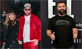Jason Kelce makes hilarious cameo in Travis Kelce and Taylor Swift’s engagement pictures