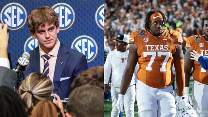 Arch Manning dealt massive blow weeks before Ohio State clash as Texas OL Andre Cojoe suffers season-ending injury