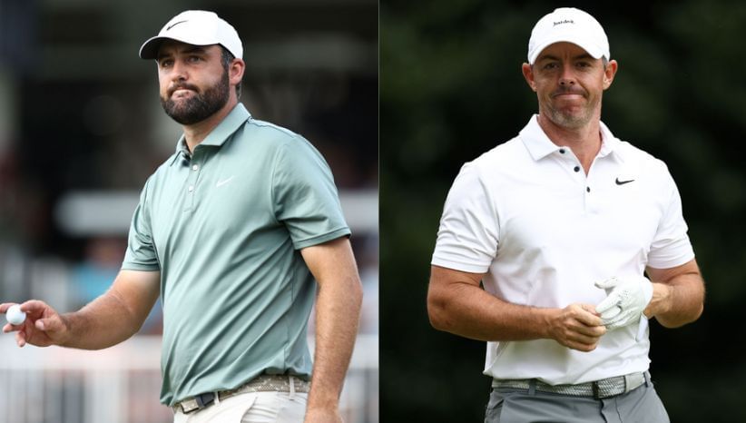 Scottie Scheffler and Rory McIlroy
