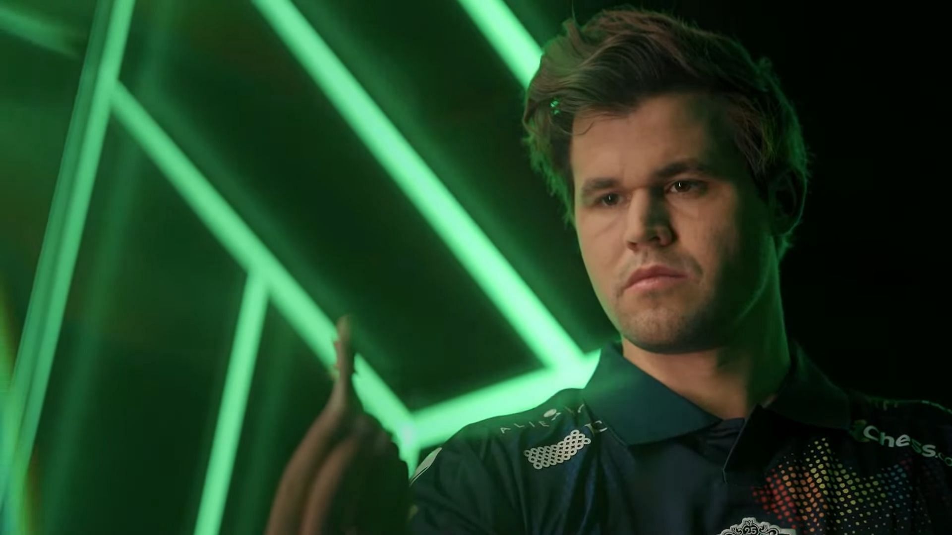 Magnus Carlsen is ready to crush another Falcon (Image via EWC)