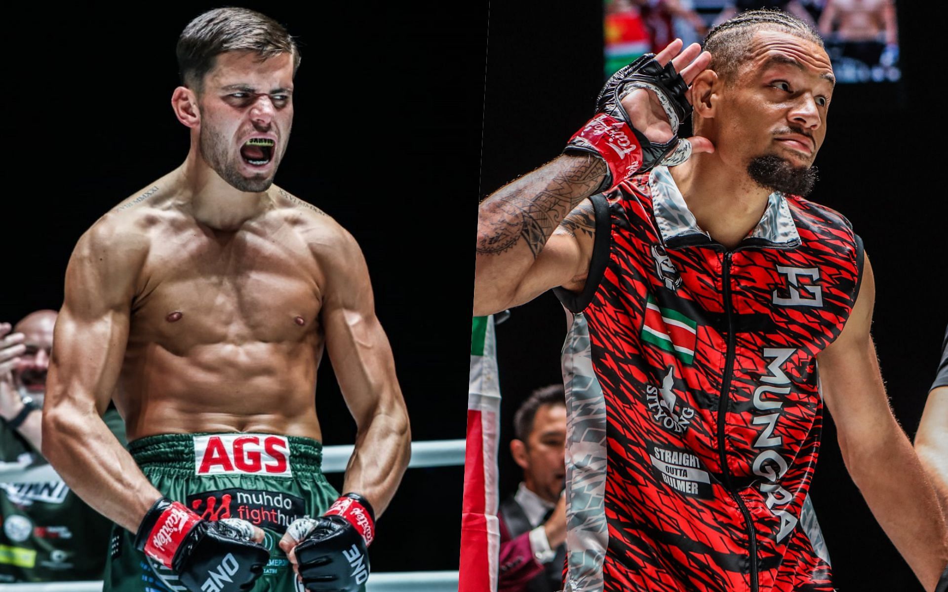 George Jarvis (L) and Regian Eersel (R) | Photo by ONE Championship