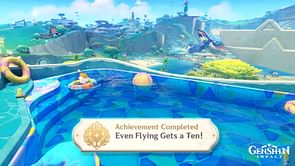 Genshin Impact Even Flying Gets a Ten! hidden achievement guide