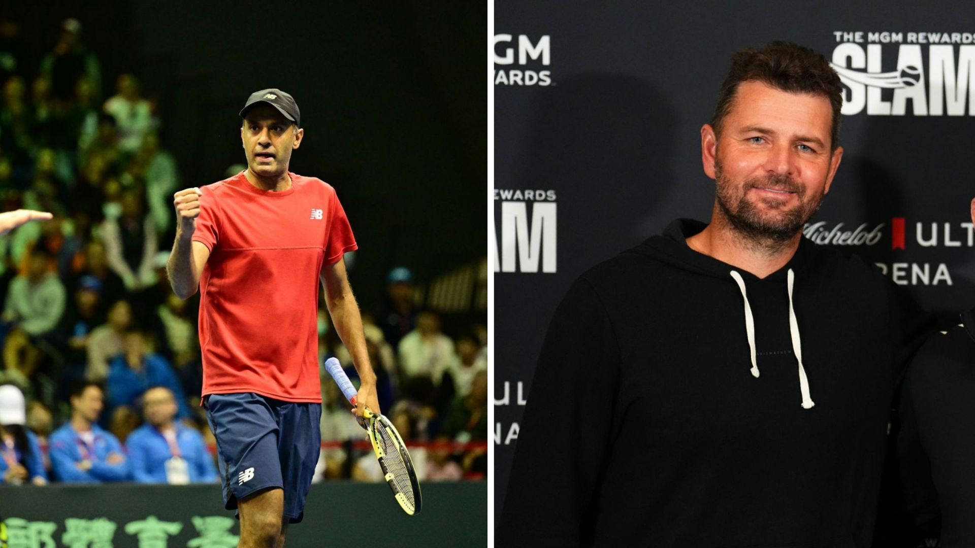 Rajeev Ram [L] and Mardy Fish [R] | Source: Getty Images