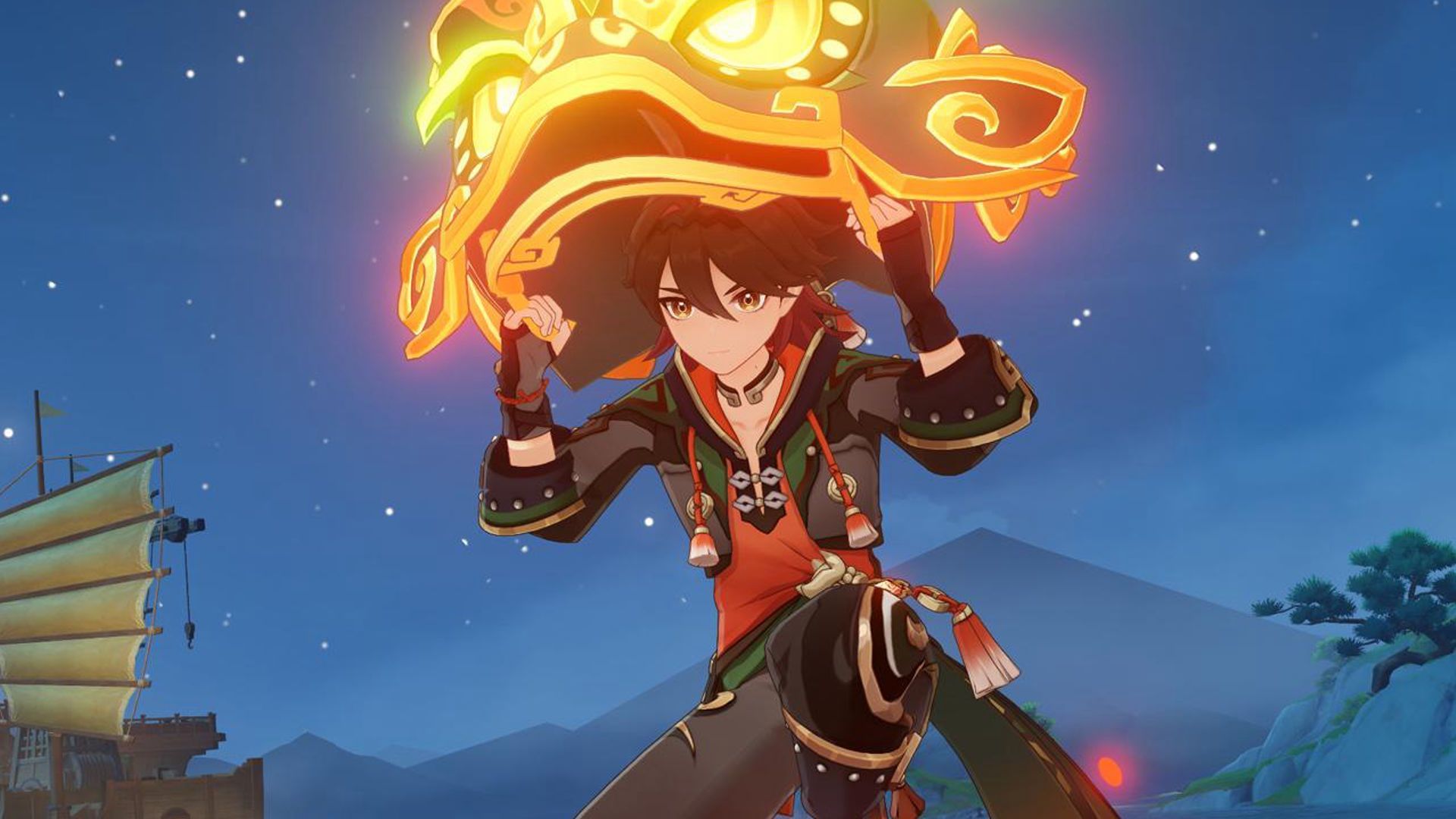 Gaming in Genshin Impact (Image via HoYoverse)