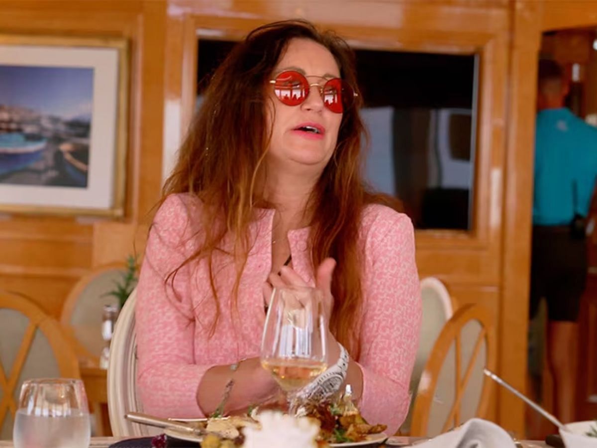 Charter guest Kelly in Below Deck season 12 episode 9 (Image via Bravo)