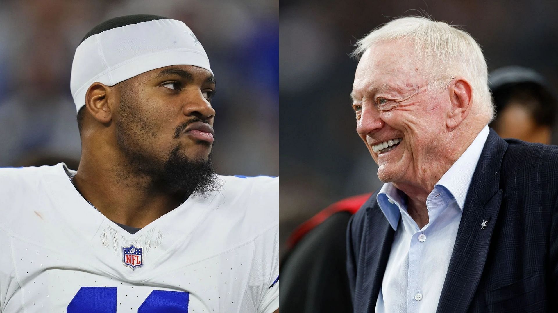 Jerry Jones reacts to Micah Parsons