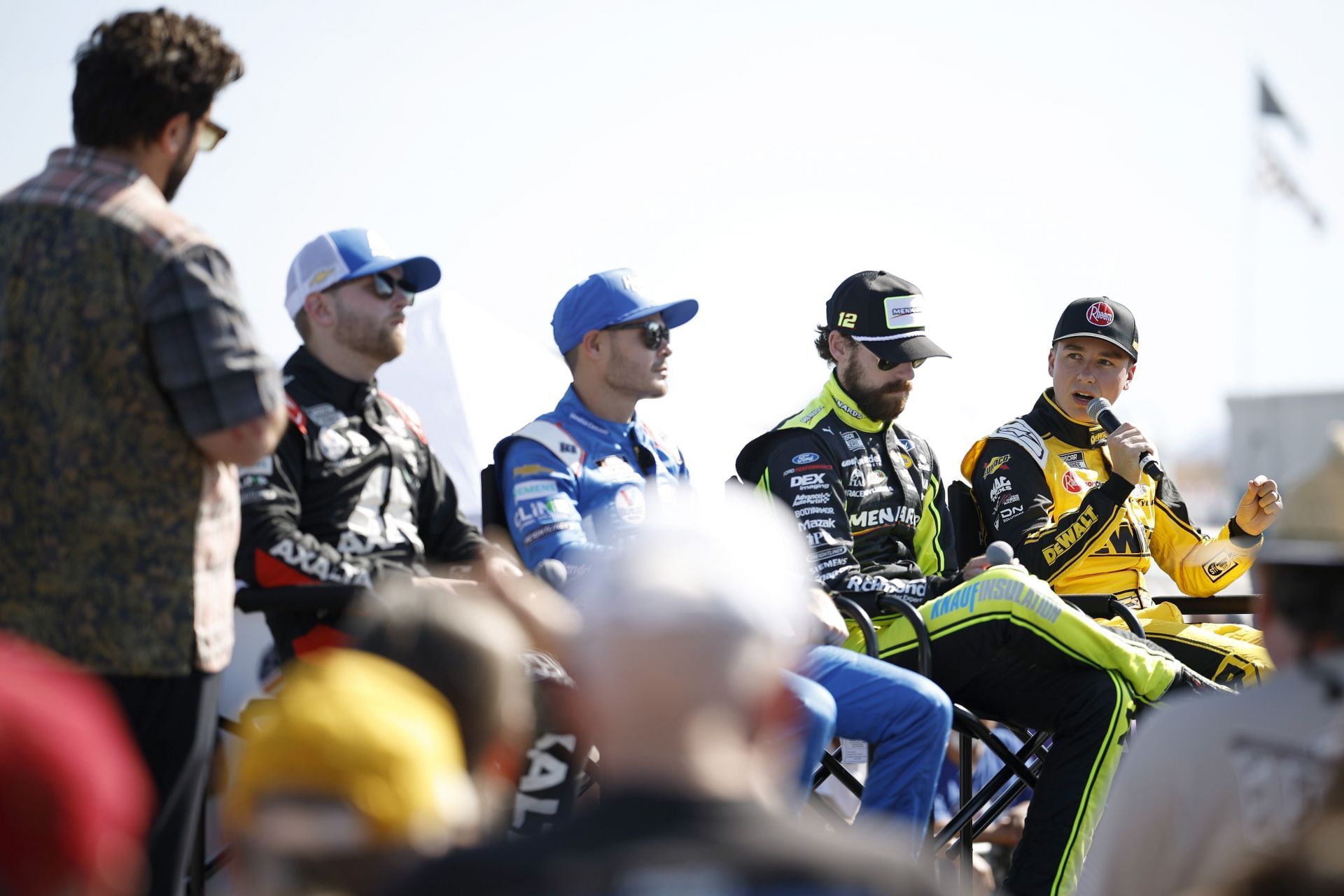(L-R) 2023 Cup Series Championship 4 drivers at Phoenix Raceway. Source: Getty