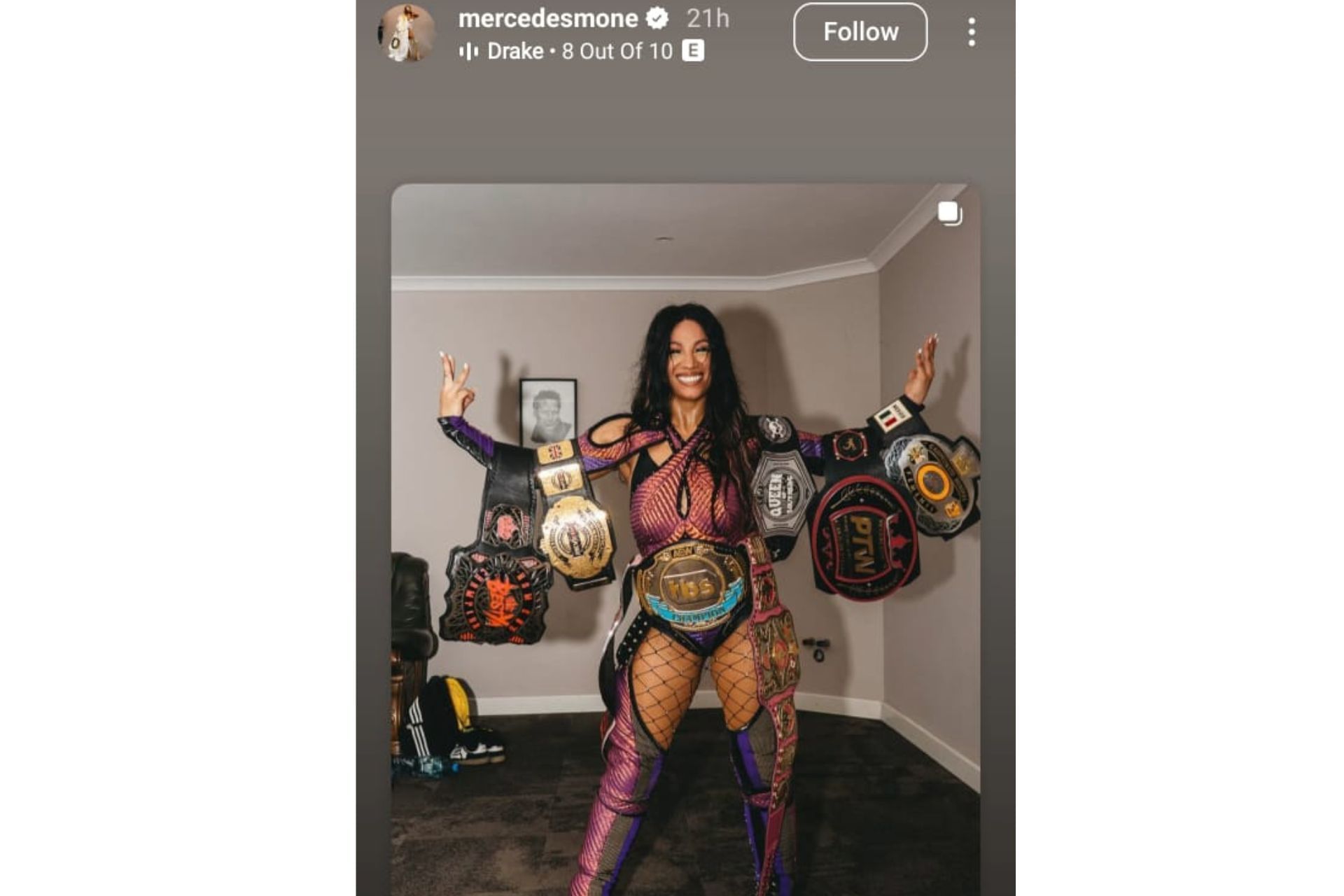 Screenshot of Mone&#039;s story [Source: Mone&#039;s Instagram story]