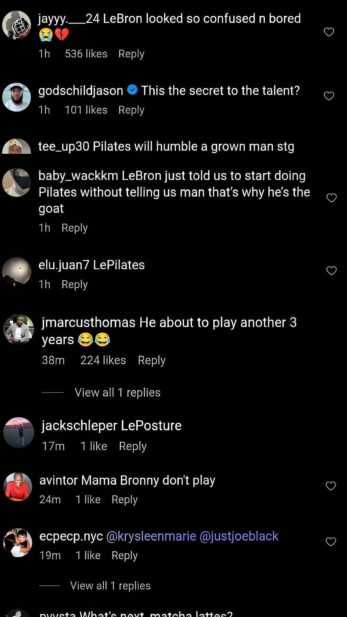 Comments on the post