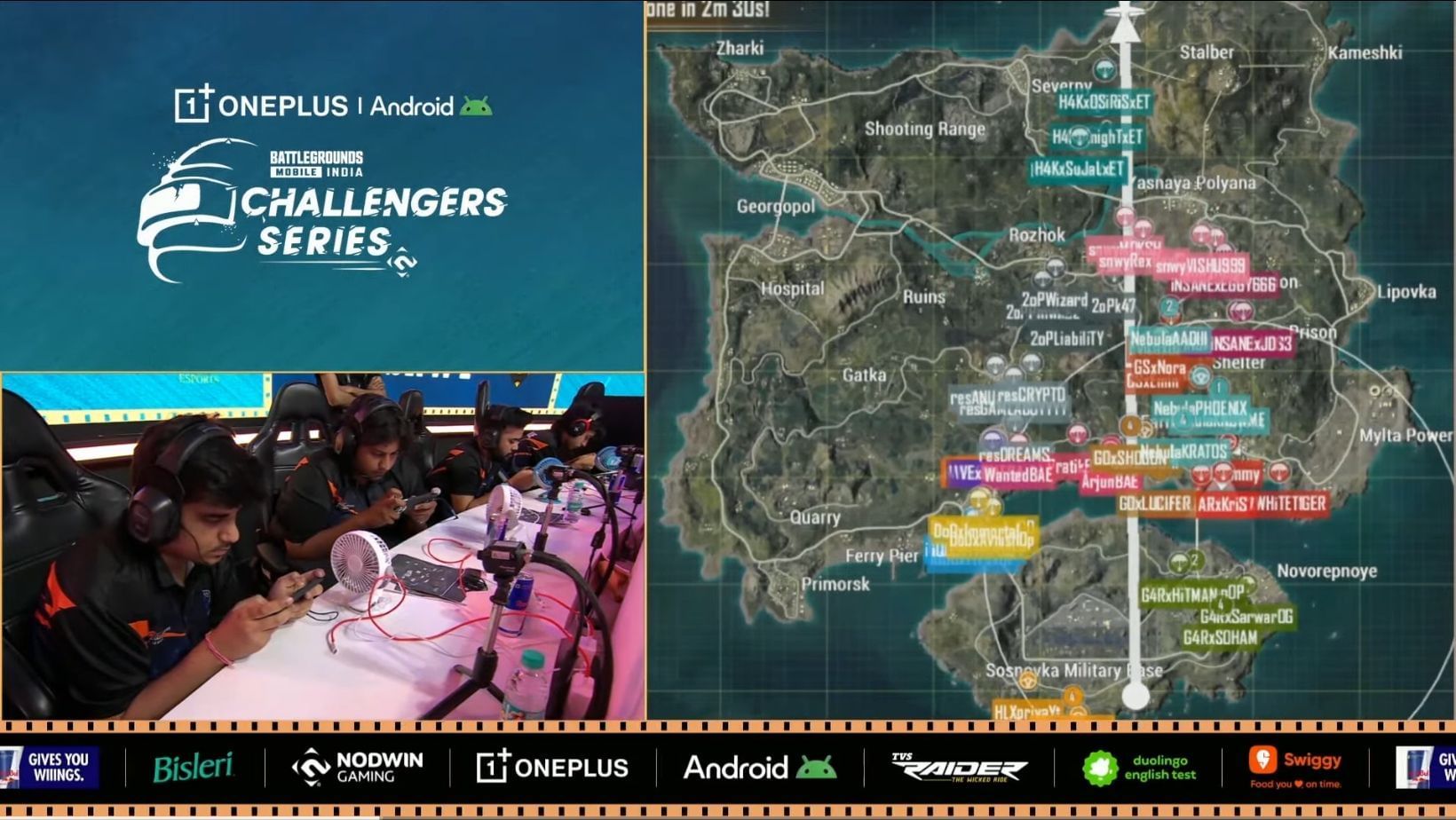 Day 4 of BGCS was played on August 22 (Image via YouTube/Nodwin Gaming)
