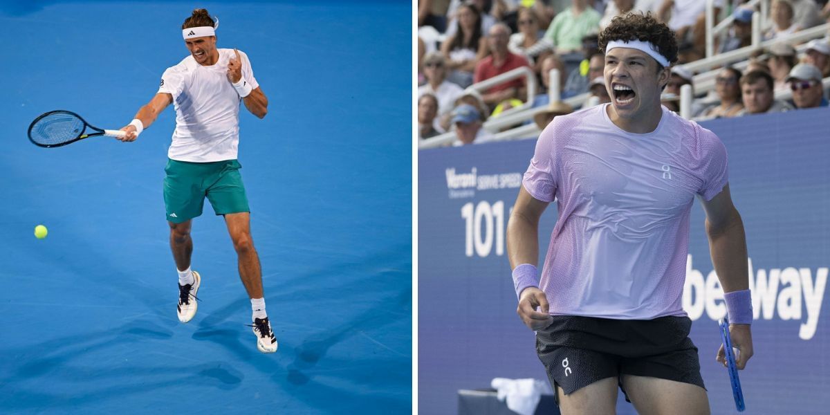 Alexander Zverev (L) vs Ben Shelton (R) preview, (Source: Getty Images)