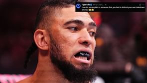 "Bro watching too many Chimaev videos" - Fans react as Khamzat Chimaev-like Johnny Walker shoots instant takedown at UFC Shanghai