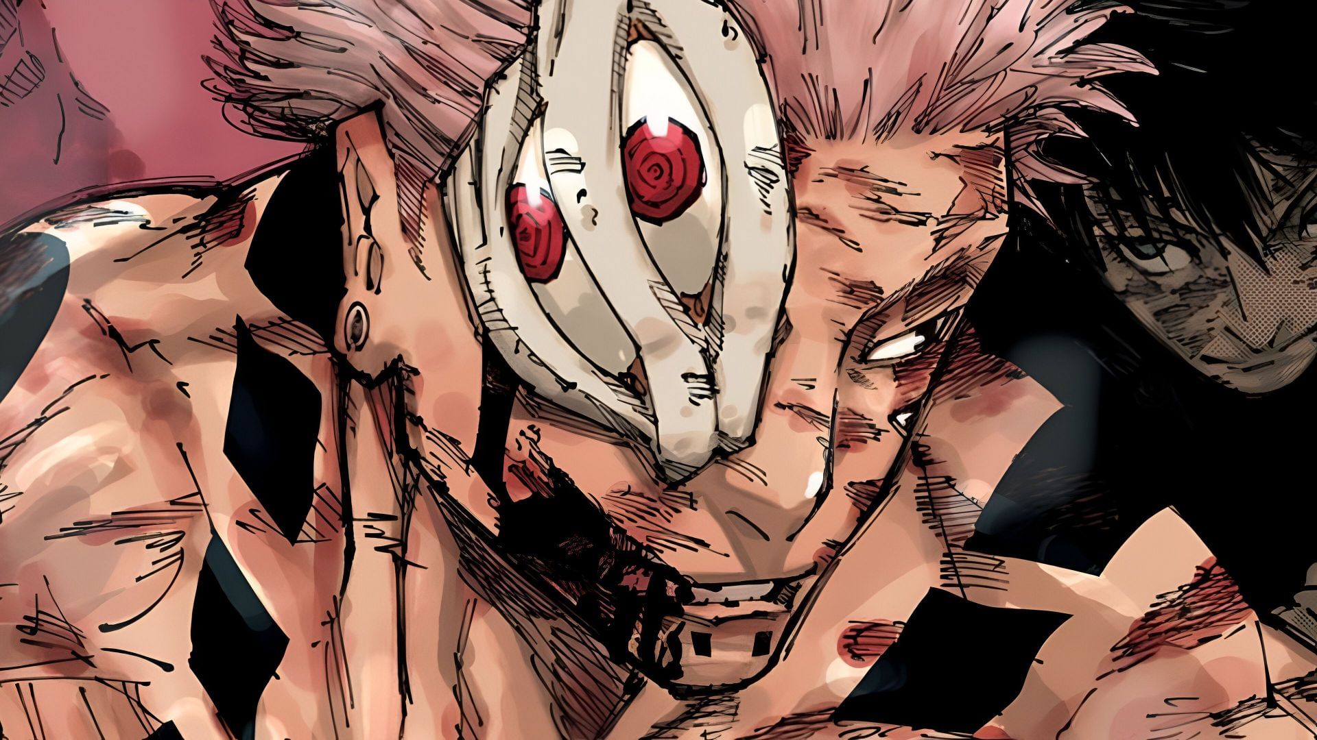 Ryomen Sukuna as seen in the Jujutsu Kaisen manga (Image via Shueisha)
