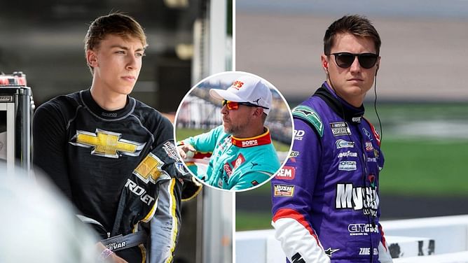 “Entitled to have a voice”: Denny Hamlin gives clear take on Zane Smith’s crew chief confronting Carson Hocevar at Iowa