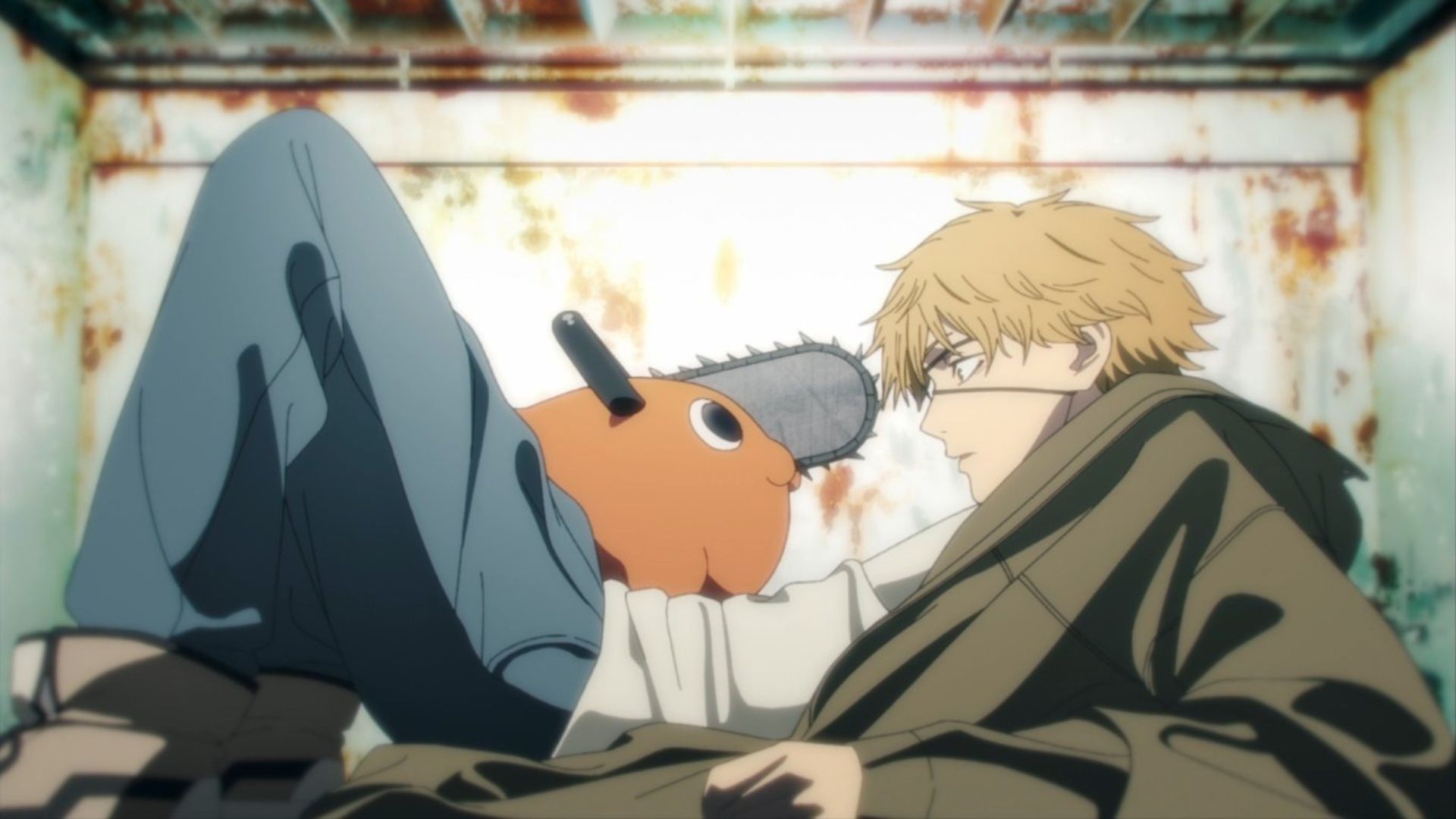 Denji and Pochita as seen in one of the Modern Shonen without any tournament arc (Image via MAPPA)