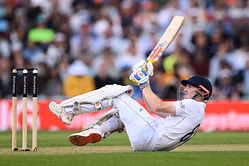 Harry Brook smashes an outrageous sweep shot off Mohammed Siraj for a 6 in ENG vs IND 2025 5th Test [Watch]