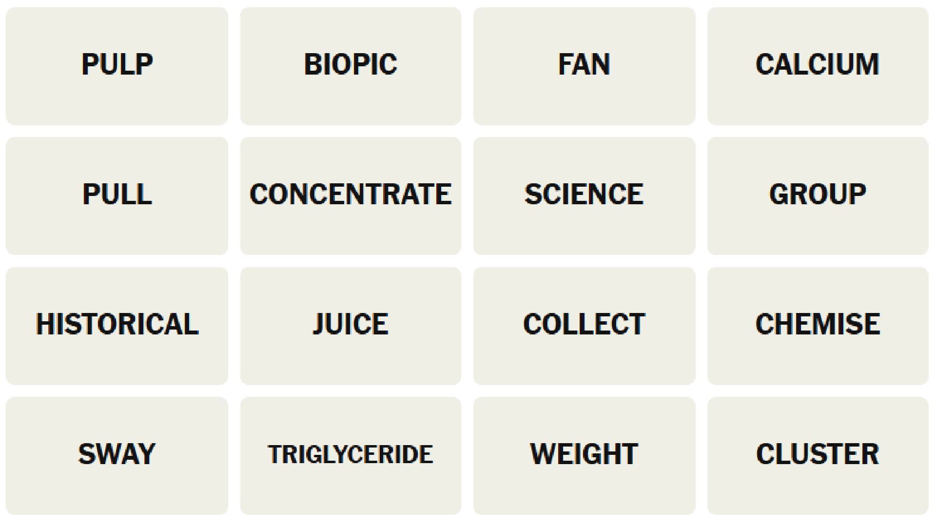 The New York Times Connections words for today are described below (Image via The New York Times)