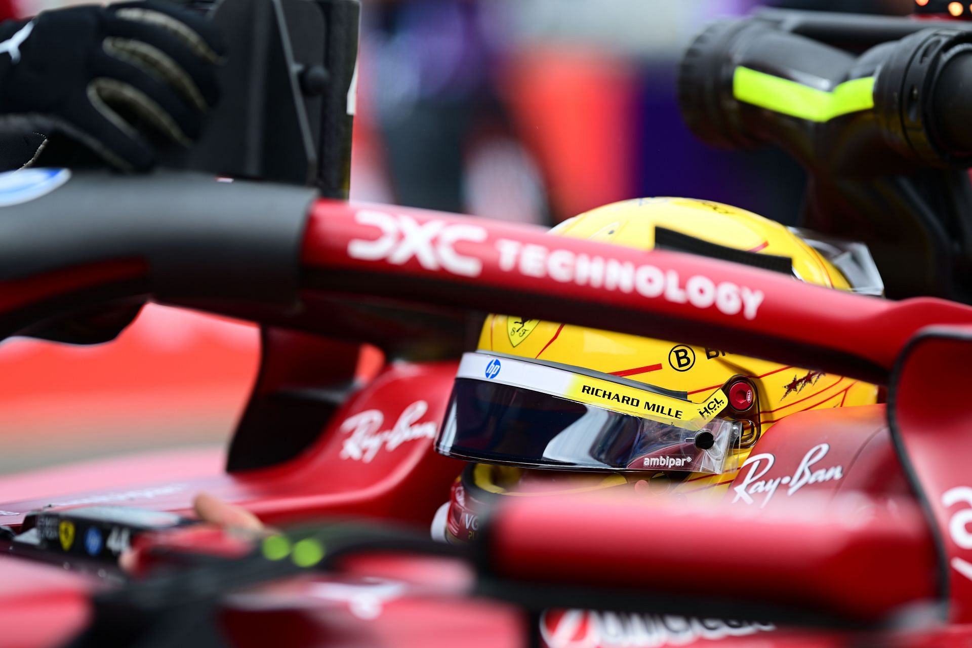 Lewis Hamilton at the 2025 F1 Grand Prix of Hungary - Source: Getty