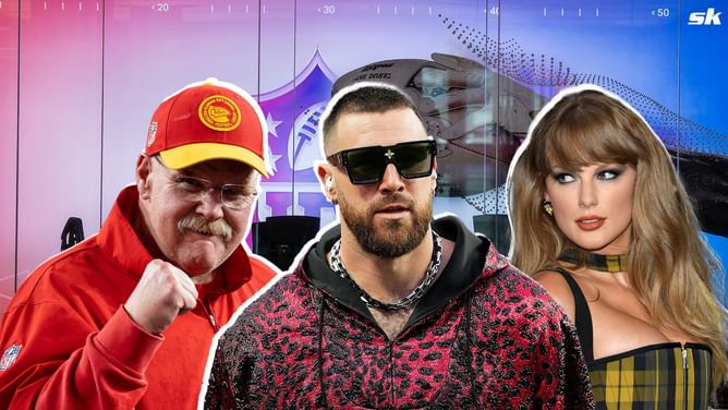 "It's a neat deal": Andy Reid makes feelings known on Travis Kelce's relationship with Taylor Swift hours ahead of pop icon's New Heights debut