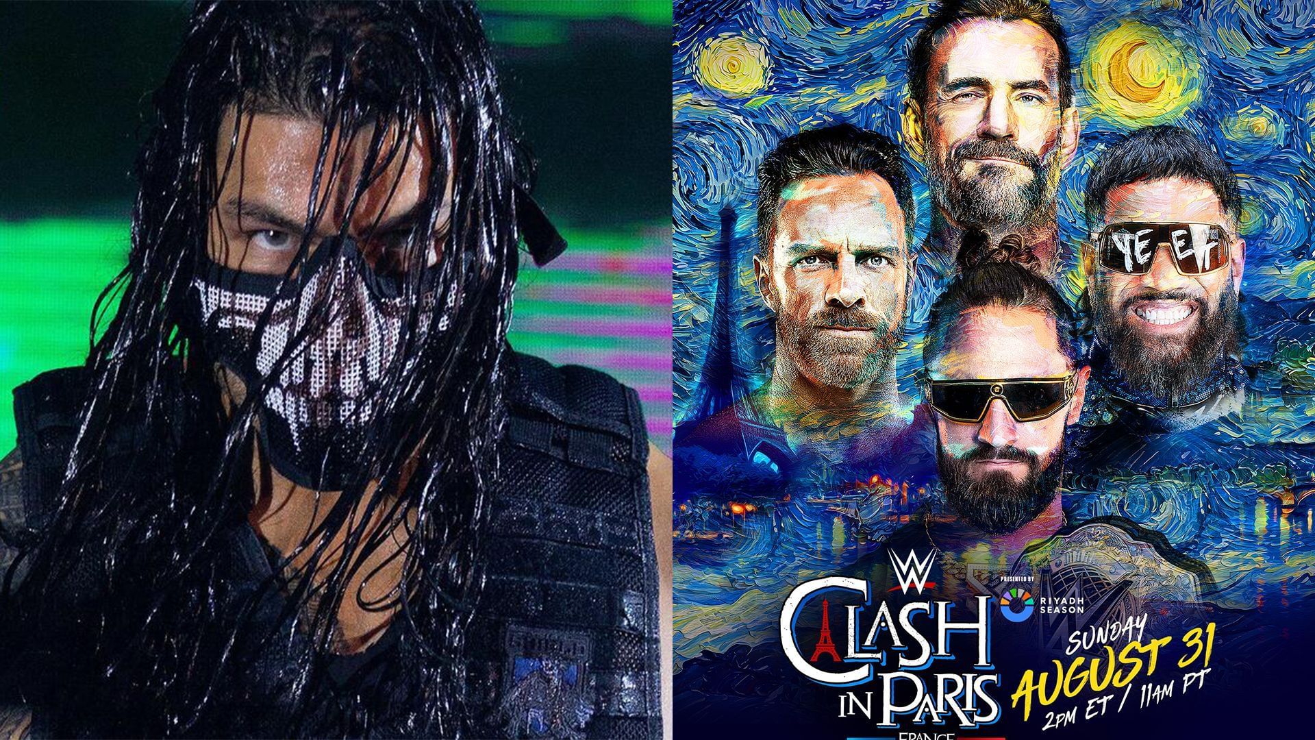 Roman Reigns will be at Clash in Paris! (Credits: WWE.Com &amp; WWE X)