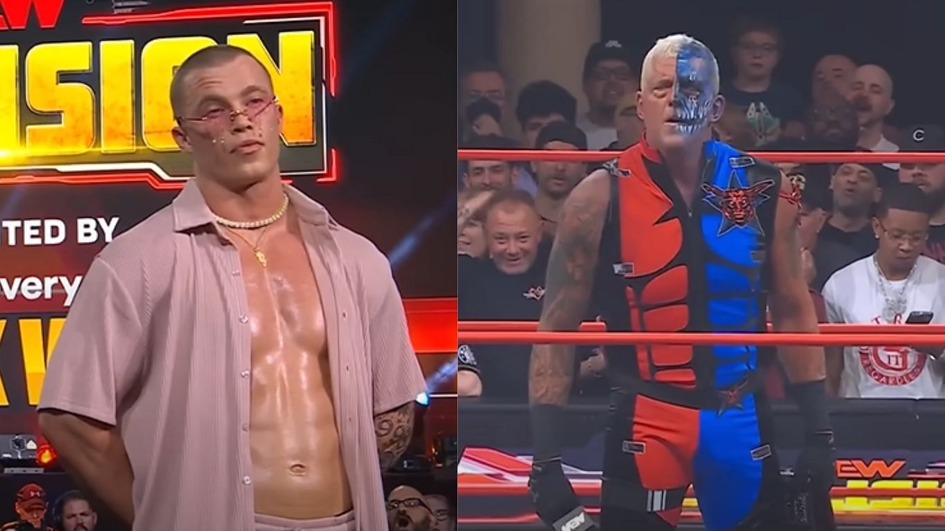 Kyle Fletcher (left) and Dustin Rhodes (right) [ Images from AEW