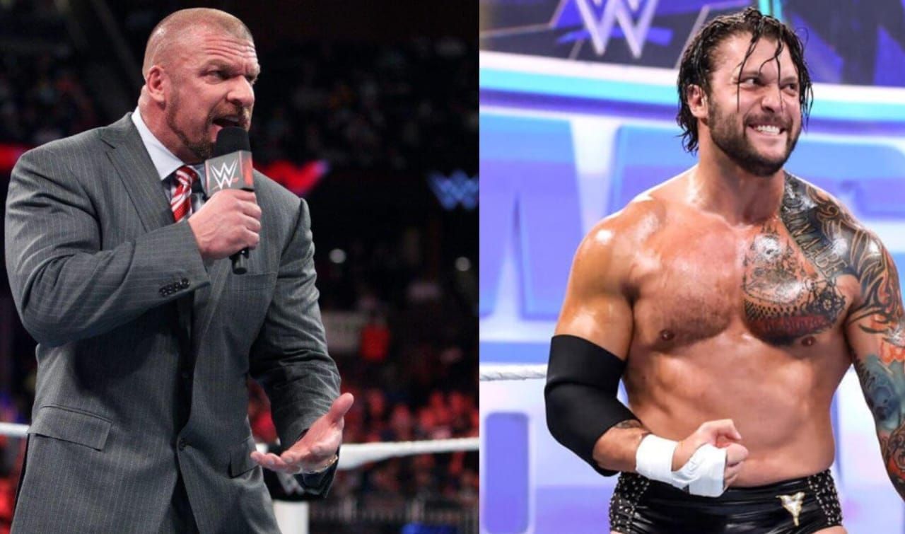 Triple H (left), Karrion Kross (right). [Image credits: wwe.com]