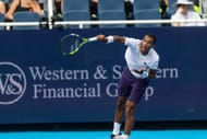 In Picture: Auger-Aliassime in action (Getty)