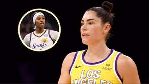 "Unbelievable talent": Kelsey Plum left shocked after $338,056 star displays breathtaking bounce