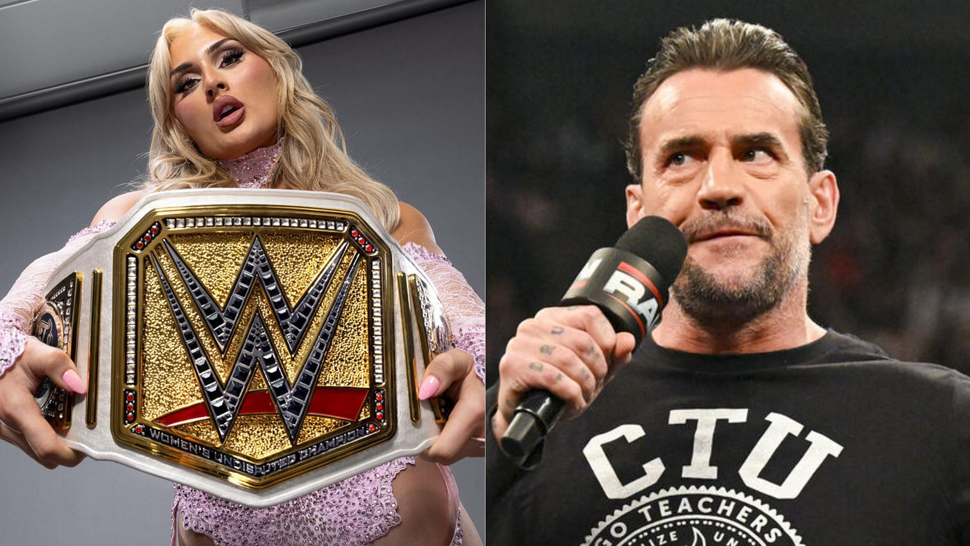 Tiffany Stratton (left); CM Punk (right) [Image Credits: wwe.com]