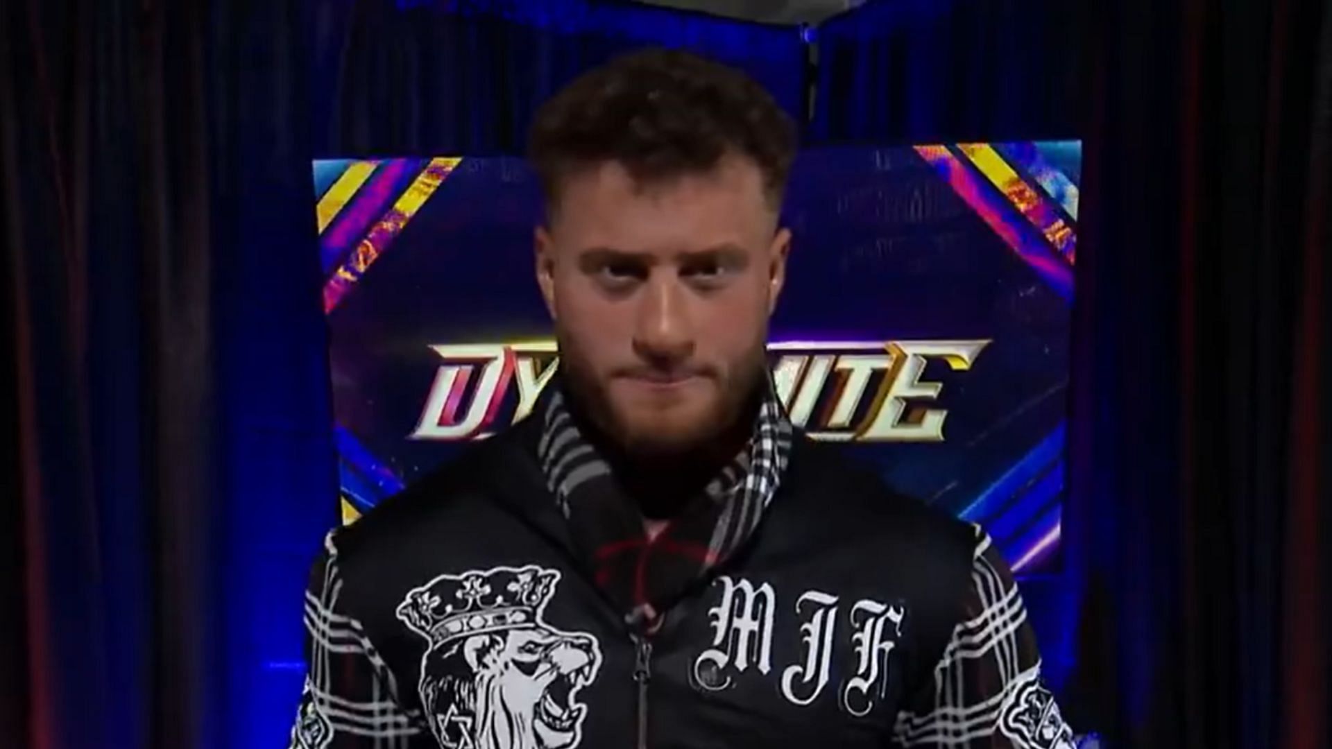 MJF showed off his new title. (Image credits: AEW Twitter page)