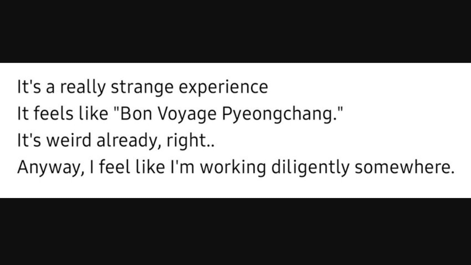 RM pens a heartfelt letter and supposedly hints at new BTS content (Image via Weverse)