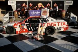 Connor Zilisch spotted on the track ahead of Cup race after victory lane fall