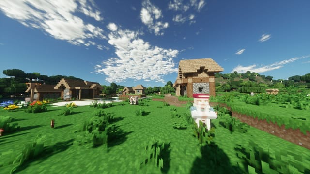 A variedade de novos designs e itens de mobs classifica este como um dos melhores pacotes de recursos do Minecraft com modelos personalizados (Imagem via Sportskeeda Gaming || Mojang Studios/)