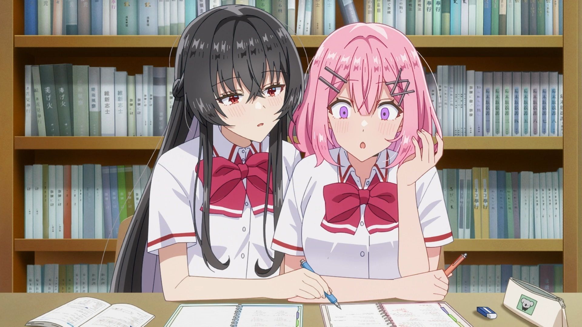 Satsuki tutoring Renako (Image via Studio Mother)