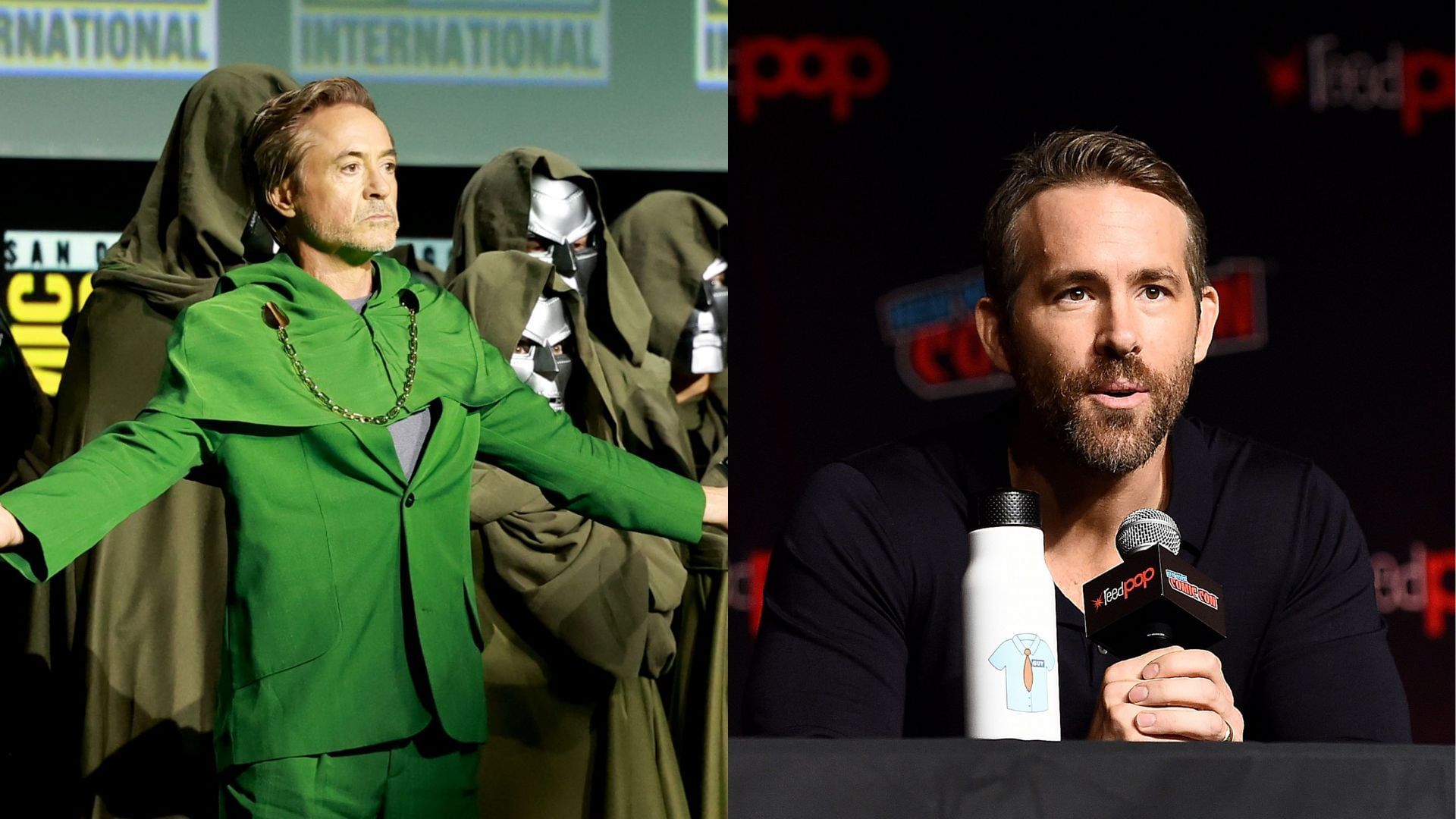 Robert Downey Jr., Ryan Reynolds (Images via Getty)