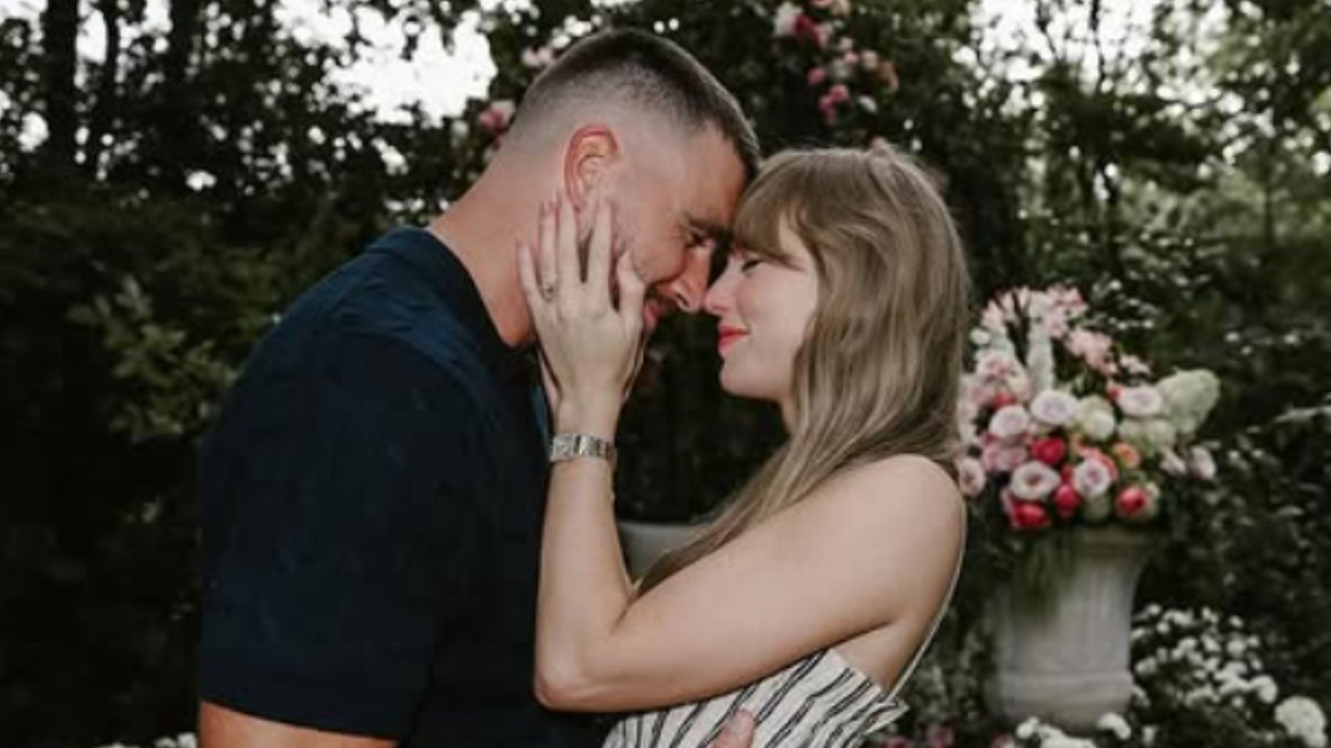 A Picture of Taylor Swift and Travis Kelce (Image via Instagram/@taylorswift)