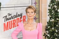 Celia Imrie at 'The Thursday Murder Club' UK Premiere in London (Image via Getty)