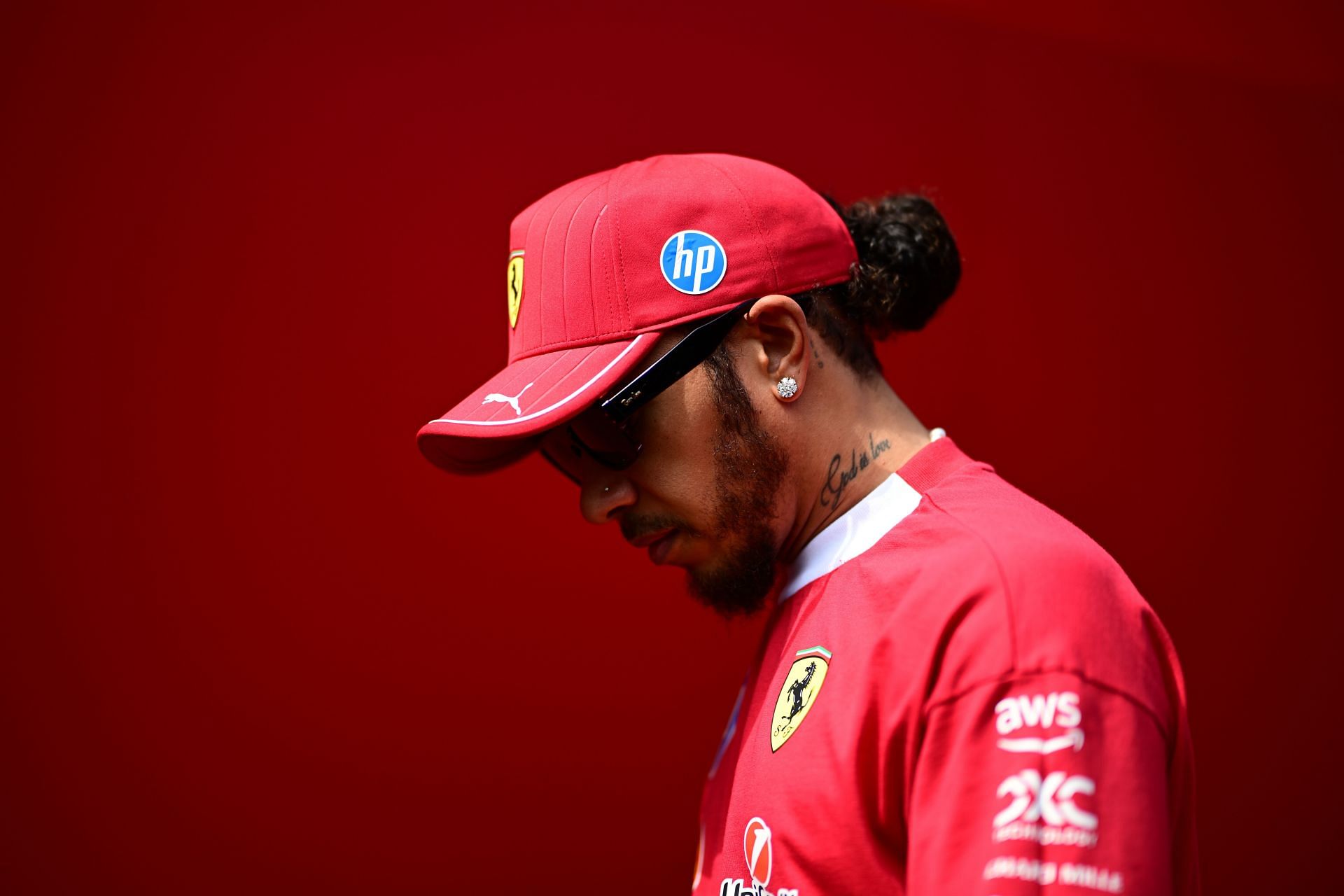 Lewis Hamilton ahead of the qualifying for the 2025 F1 Grand Prix of Hungary - Source: Getty