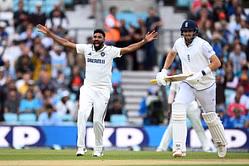 Mohammed Siraj traps Jamie Overton lbw on nerve-wracking Day 5 of ENG vs IND 2025 5th Test [Watch]