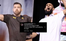 "I don’t think he got under his skin at all" - Fans react as Dricus du Plessis insists he got inside Khamzat Chimaev’s head ahead of UFC 319