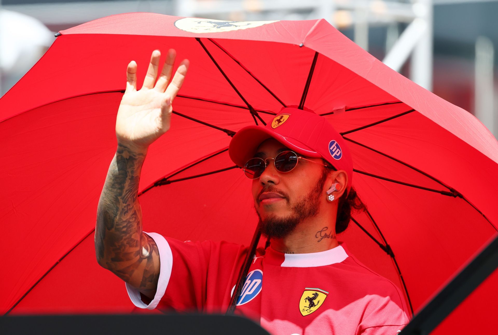 Lewis Hamilton at the Hungarian Grand Prix - Source: Getty