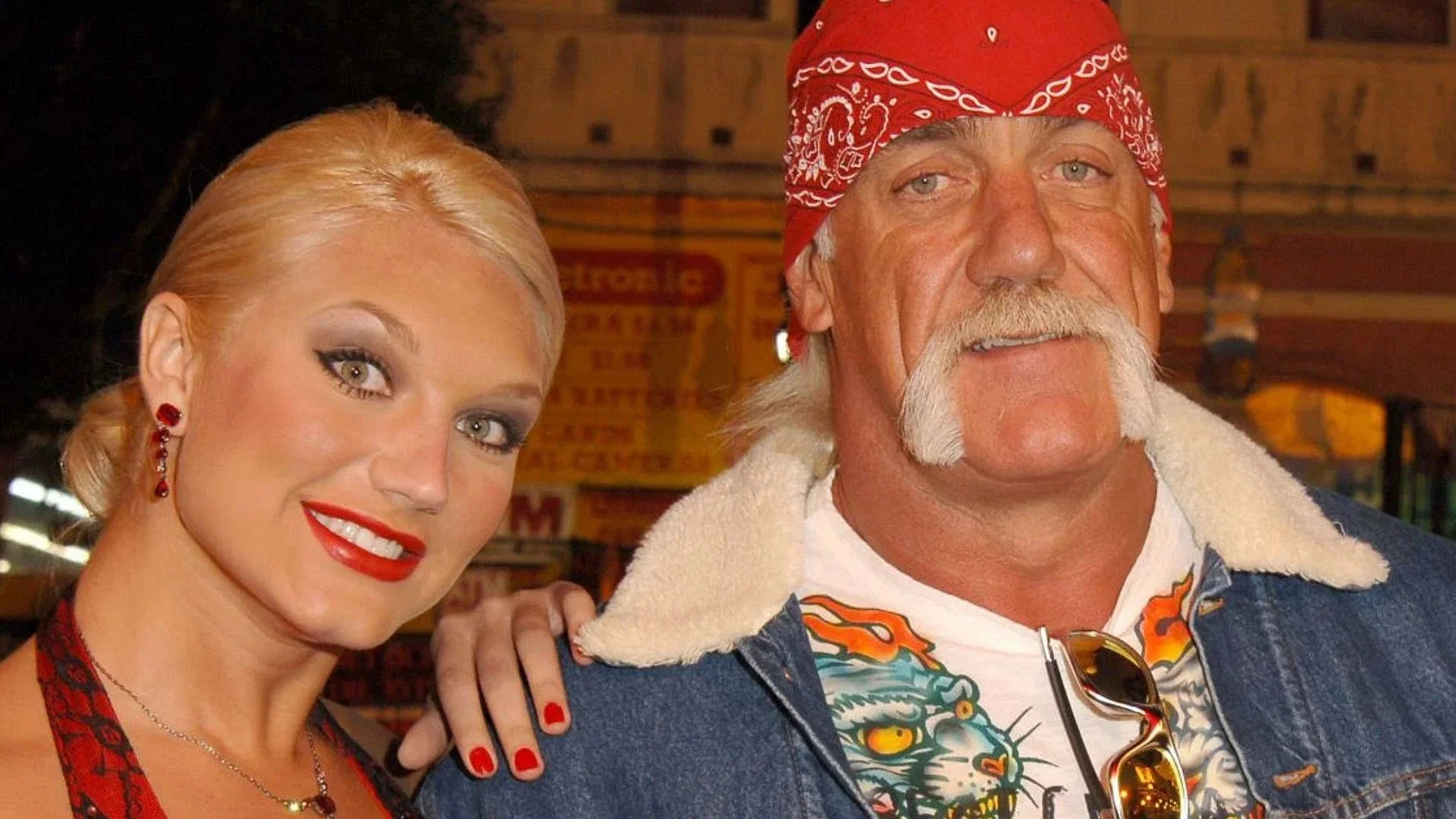 Brooke Hogan, Hulk Hogan and Nick Hogan during Paramount Pictures