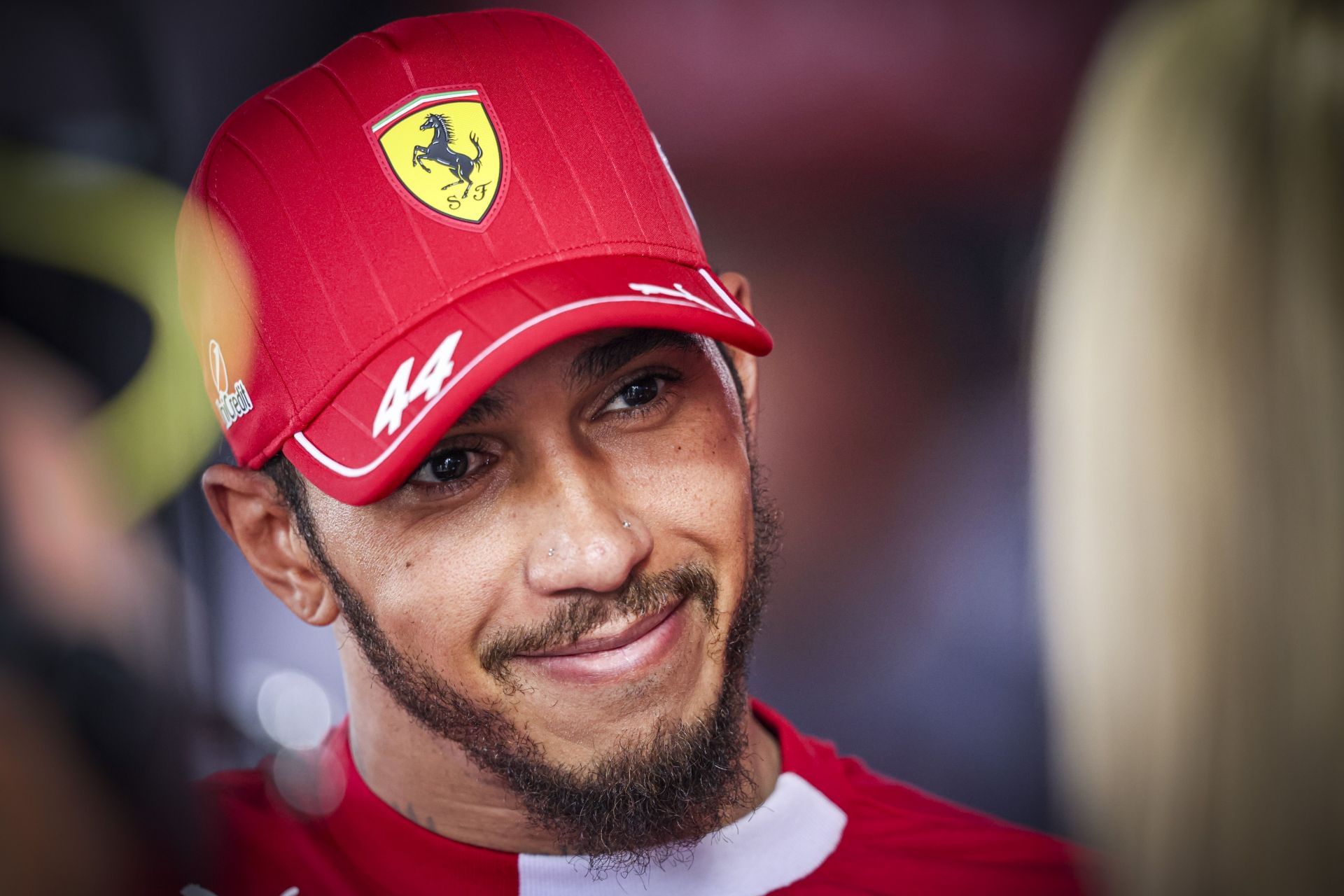Lewis Hamilton after the Hungarian GP. Source: Getty
