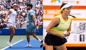 Danielle Collins sends hilarious message to Emma Raducanu after she & Carlos Alcaraz crash out of US Open mixed doubles
