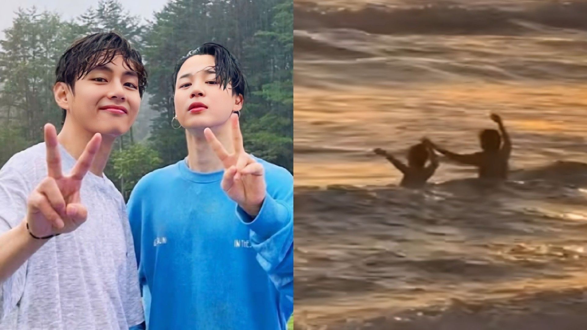Jimin and V (Image via Instagram/@j.m)
