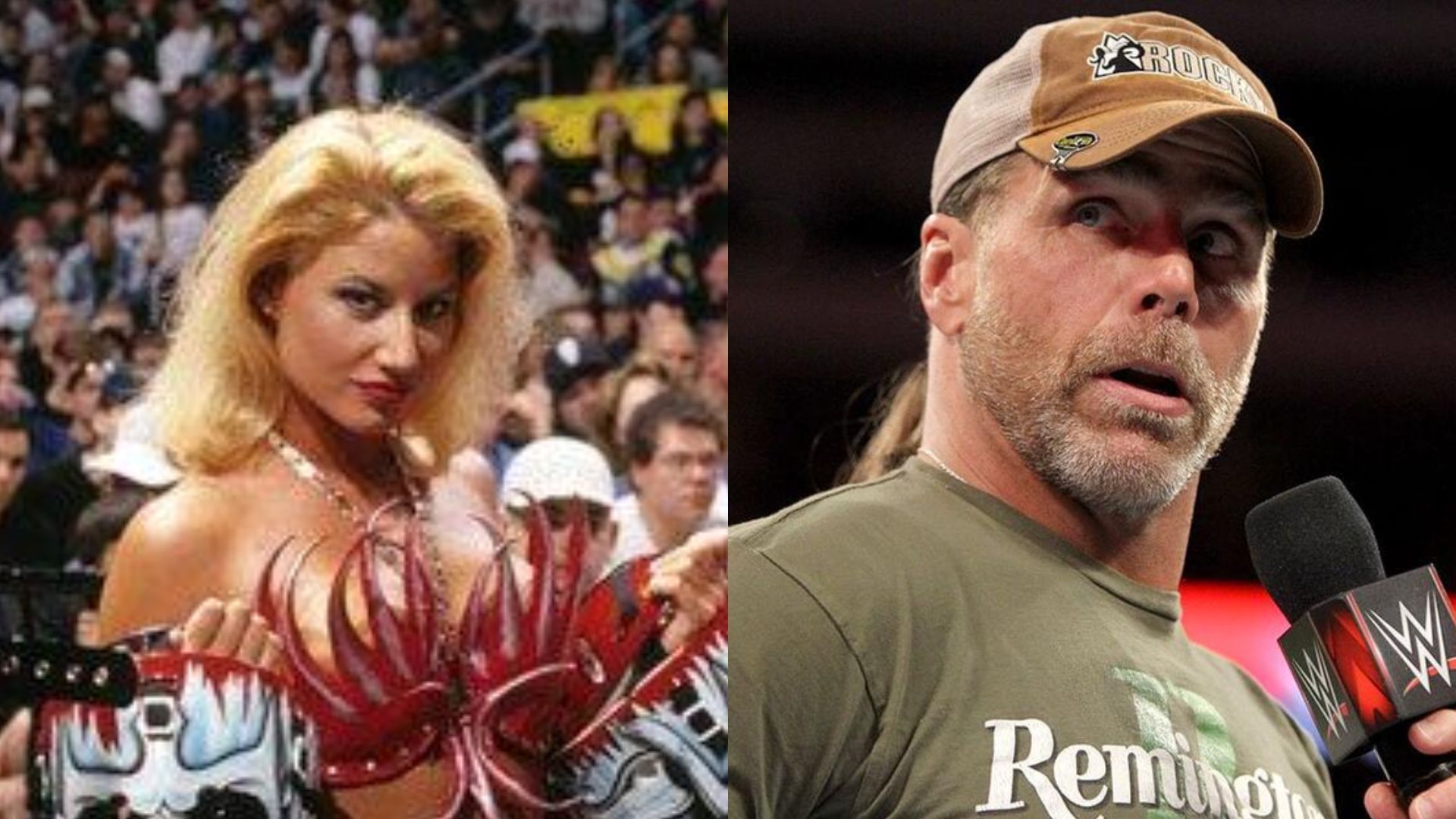 Sunny [left] and Shawn Michaels [right] [Image Credits: WWE.com]