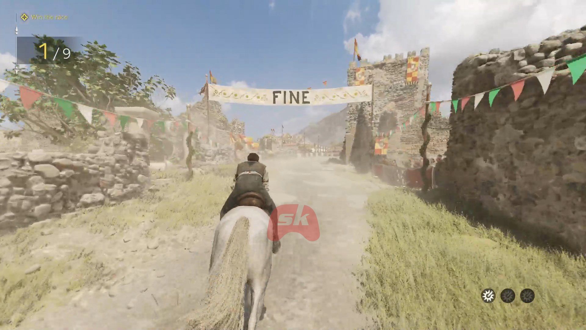 Win the race by properly utilizing the Spurs (Image via Sportskeeda Gaming // 2K)