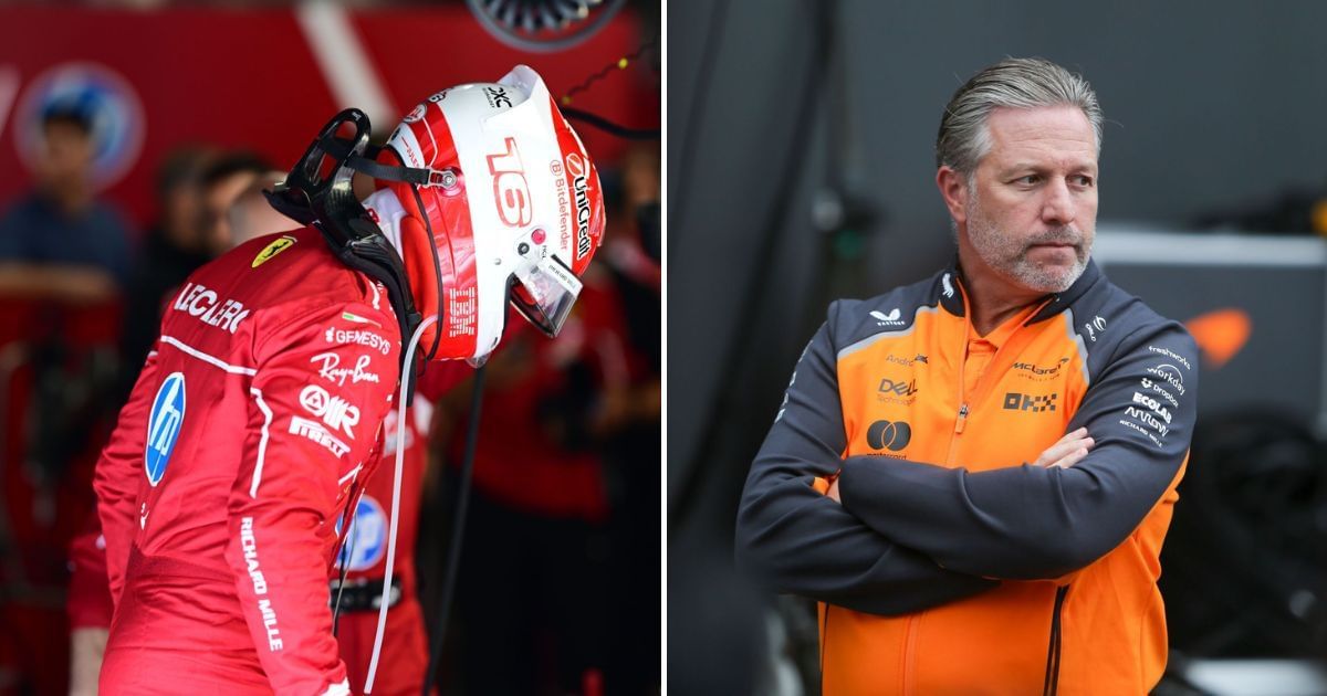 Charles Leclerc, Ferrari, F1, pole position, Zak Brown, Lando Norris